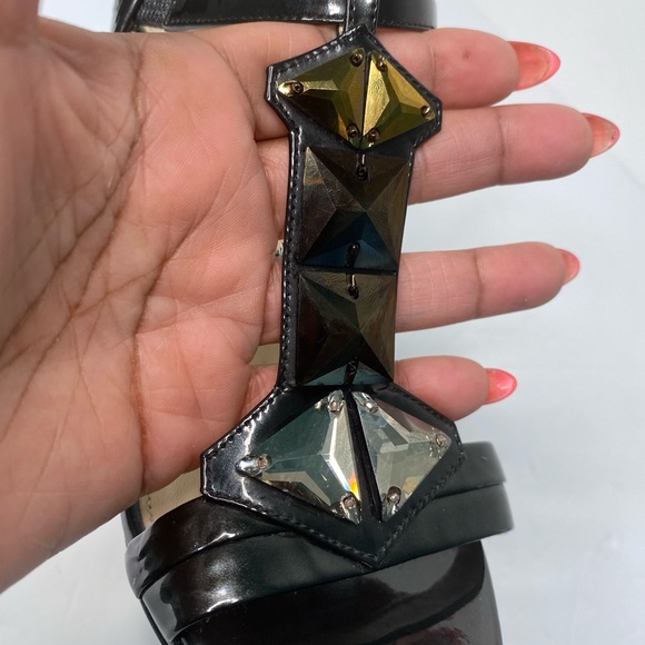 PRADA Embellished T-Strap Heels size 7.5 - Picture 14 of 14